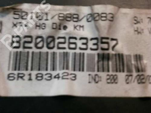 Instrument cluster RENAULT LAGUNA II Grandtour (KG0/1_) 2.2 dCi (KG0F) | BP2975615C47 