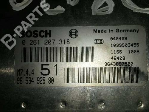 Engine control unit (ECU) CITROËN XSARA PICASSO (N68)  | BP1301805M57 