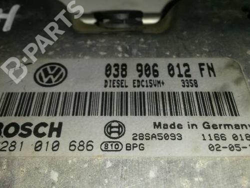 Engine control unit (ECU) SEAT LEON (1M1) 1.9 TDI | BP1328244M57 