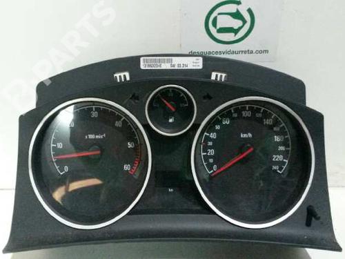 Used Instrument cluster OPEL ASTRA H (A04) 1.7 CDTI (L48) (100 hp) 1301890
