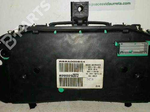 Instrument cluster RENAULT MEGANE II (BM0/1_, CM0/1_) 1.9 dCi (BM0G, CM0G) | BP1502286C47 