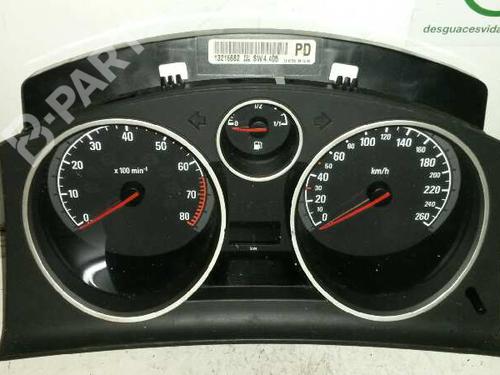 Used Instrument cluster OPEL ASTRA H (A04) 1.6 (L48) (105 hp) 2244361