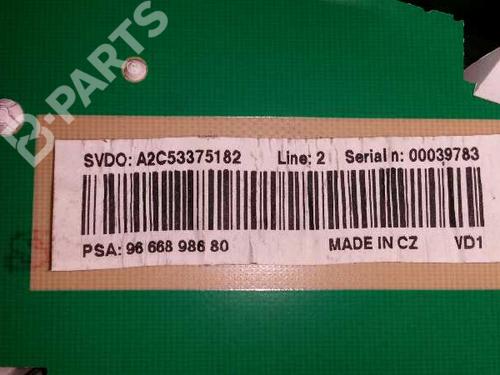 Instrument cluster PEUGEOT 207 (WA_, WC_)  | BP1461715C47 