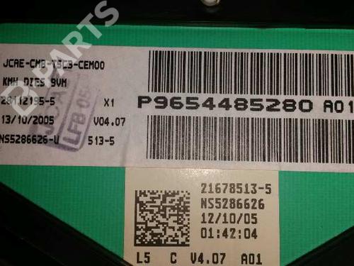 Instrument cluster PEUGEOT 307 SW (3H)  | BP1994023C47 