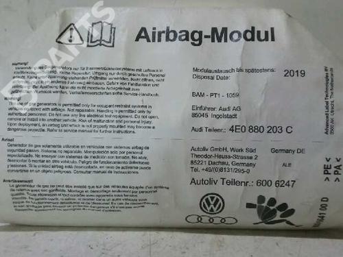 Passasjer kollisjonspute AUDI A8 D3 (4E2, 4E8) 4.0 TDI quattro (275 hp) 1716496