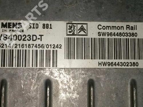 Engine control unit (ECU) CITROËN XSARA (N1) 2.0 HDi 90 | BP1302681M57 