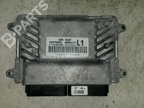 Used Engine control unit (ECU) CHEVROLET AVEO / KALOS Hatchback (T250, T255) 1.2 (84 hp) 1302665