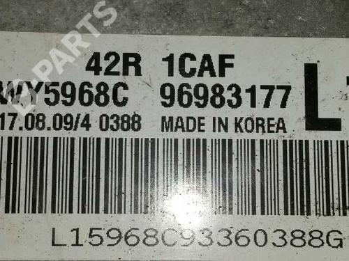 Engine control unit (ECU) CHEVROLET AVEO / KALOS Hatchback (T250, T255) 1.2 | BP1302665M57 