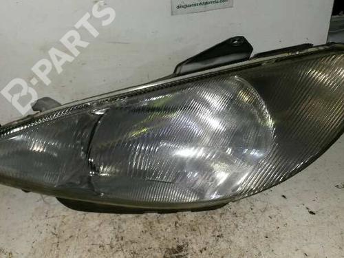 Used Left headlight PEUGEOT 206 Hatchback (2A/C) 1.1 i (60 hp) 5257508