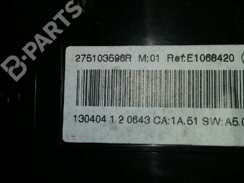 Climate control RENAULT MEGANE III Hatchback (BZ0/1_, B3_) 1.2 TCe (BZ2B, BZ11) | BP2242261I5 