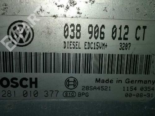 Engine control unit (ECU) VW POLO (6N2) 1.9 D | BP1532515M57 