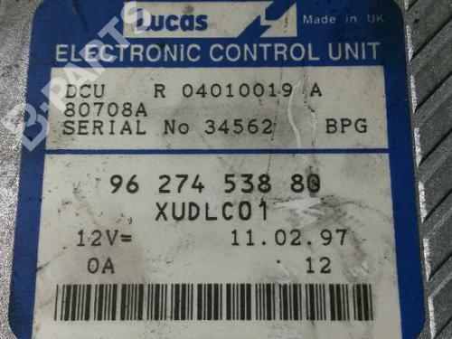 Engine control unit (ECU) PEUGEOT 406 (8B) 2.1 TD 12V | BP1462043M57 