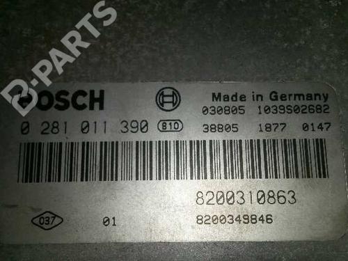 Engine control unit (ECU) RENAULT MEGANE II (BM0/1_, CM0/1_) 1.9 dCi (BM0G, CM0G) | BP1502343M57 