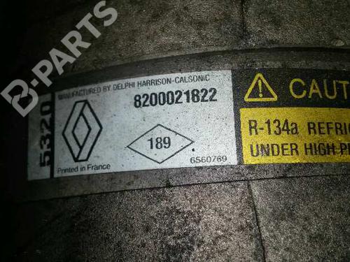 AC compressor RENAULT LAGUNA II (BG0/1_) 1.9 dCi (BG08, BG0G) | BP1462052M34 