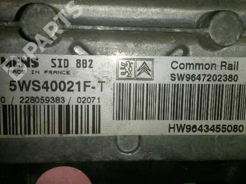 Engine control unit (ECU) CITROËN C3 I (FC_, FN_) 1.4 HDi | BP1303613M57 