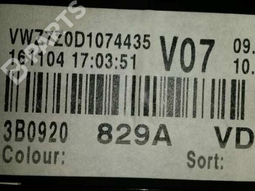 Instrument cluster VW PASSAT B5.5 Variant (3B6) 1.9 TDI | BP1972146C47 