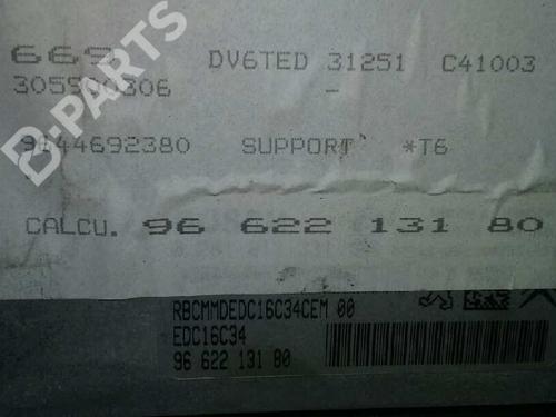 Engine control unit (ECU) PEUGEOT 307 (3A/C) 1.6 HDi 110 | BP2244434M57 