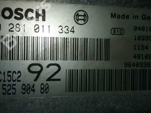 Engine control unit (ECU) PEUGEOT 807 (EB_) 2.0 HDi | BP1904623M57 