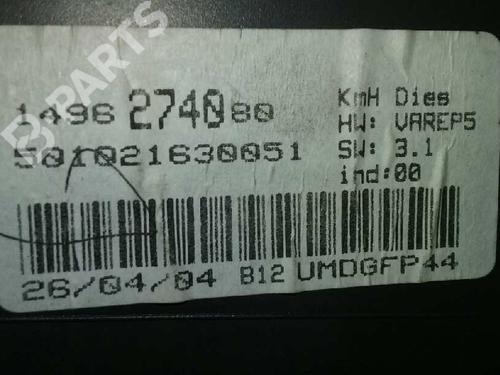 Instrument cluster PEUGEOT 807 (EB_) 2.0 HDi | BP1904627C47 