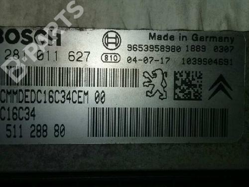 Engine control unit (ECU) PEUGEOT 307 SW (3H) 1.6 HDI 110 | BP1462275M57 