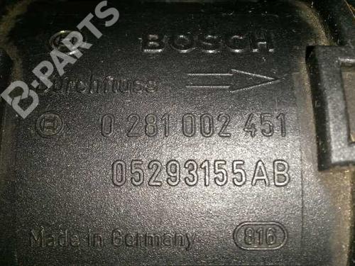 Mass air flow sensor CHRYSLER VOYAGER IV (RG, RS)  | BP1652920M95 