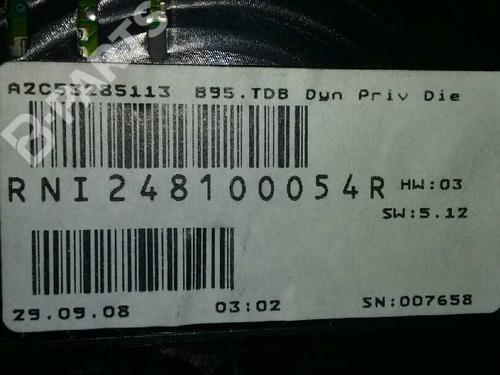 Instrument cluster RENAULT MEGANE III Hatchback (BZ0/1_, B3_) 1.5 dCi (BZ0C) | BP1502376C47 