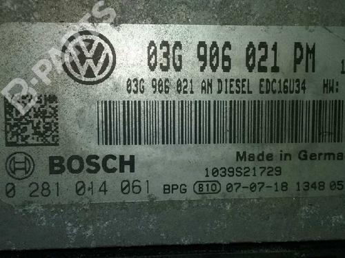 Engine control unit (ECU) VW GOLF V (1K1) 1.9 TDI | BP1528051M57 
