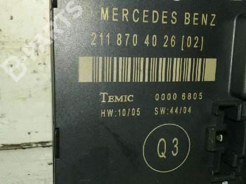 Computer comfort MERCEDES-BENZ E-CLASS (W211)  | BP1976853M56 