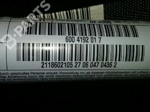 Left curtain airbag MERCEDES-BENZ E-CLASS (W211)  | BP1976851C11 