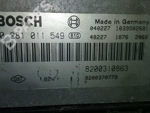 Engine control unit (ECU) RENAULT SCÉNIC II (JM0/1_) 1.9 dCi (JM0G, JM12, JM1G, JM2C) | BP1319911M57 