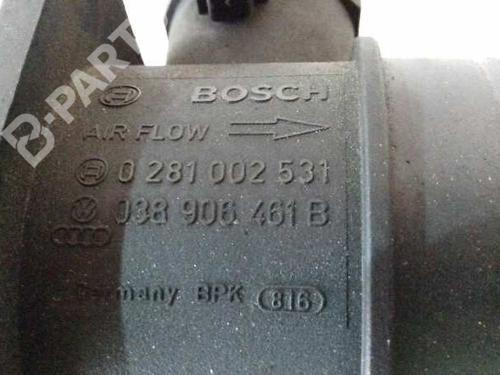 Mass air flow sensor VW GOLF V (1K1) 1.9 TDI | BP1652964M95 