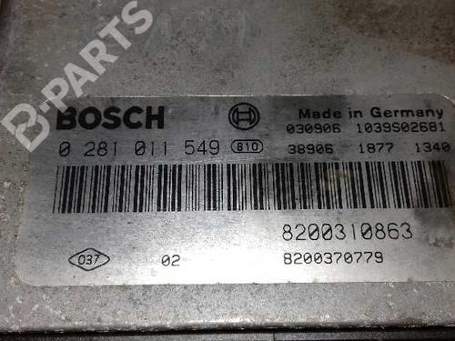 Engine control unit (ECU) RENAULT SCÉNIC II (JM0/1_) 1.9 dCi (JM0G, JM12, JM1G, JM2C) | BP1869575M57 
