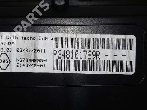 Instrument cluster RENAULT KANGOO / GRAND KANGOO II (KW0/1_) 1.5 dCi 85 (KW0K, KW0L, KW0B) | BP1320006C47 