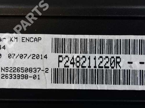 Instrument cluster MERCEDES-BENZ CITAN Box Body/MPV (W415) 108 CDI (415.601, 415.603) | BP2220996C47 