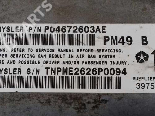 Kollisjonspute styreenhet DODGE CALIBER 2.0 CRD | BP1743613M53 