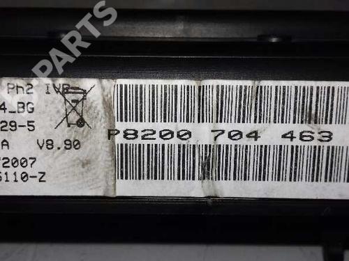 Instrument cluster RENAULT SCÉNIC II (JM0/1_) 1.9 dCi (JM14) | BP1510681C47 