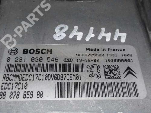 Engine control unit (ECU) PEUGEOT PARTNER Box Body/MPV 1.6 HDi | BP1462531M57 