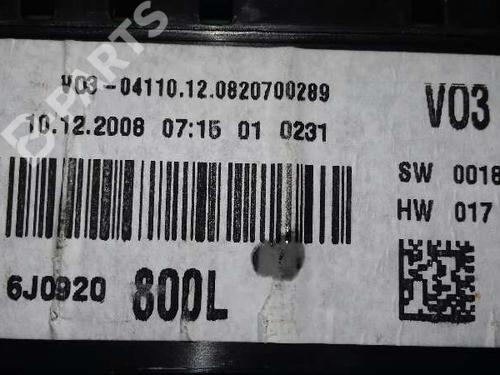 Instrument cluster SEAT IBIZA IV SC (6J1, 6P5) 1.9 TDI | BP1409105C47 