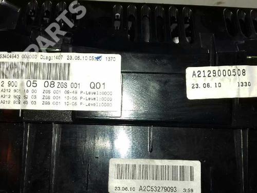 Instrument cluster MERCEDES-BENZ E-CLASS (W212) E 220 CDI / BlueTEC (212.001, 212.002) | BP1890072C47 