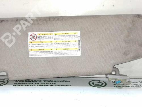 Used Right sun visor MERCEDES-BENZ E-CLASS (W212) E 220 CDI / BlueTEC (212.001, 212.002) (170 hp) 1890057