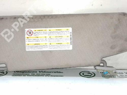 Right sun visor MERCEDES-BENZ E-CLASS (W212) E 220 CDI / BlueTEC (212.001, 212.002) (170 hp) 21281048109G26