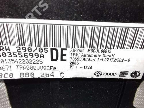 Passasjer kollisjonspute VW PASSAT B6 (3C2) 2.0 TDI 16V | BP1528578C10 
