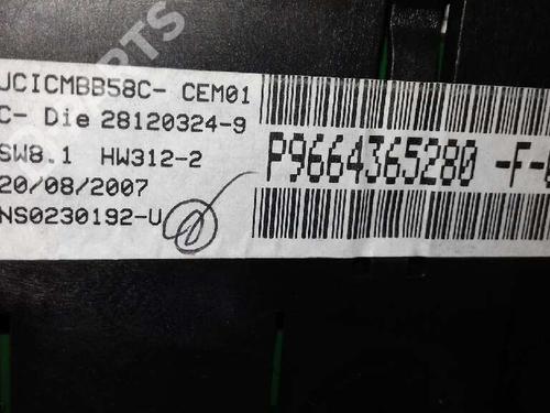 Instrument cluster CITROËN C4 Picasso I MPV (UD_) 1.6 HDi | BP1307431C47 