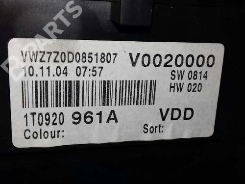 Instrument cluster VW TOURAN (1T1, 1T2) 2.0 TDI 16V | BP1945171C47 