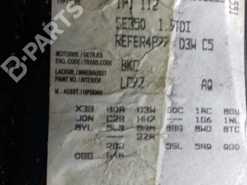 Left front driveshaft SEAT LEON (1P1) 1.9 TDI | BP1519172M38 