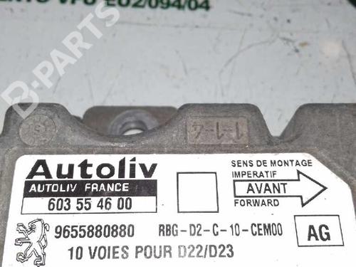 ECU airbags PEUGEOT 407 (6D_) 1.6 HDi 110 (6D9HZC, 6D9HYC) | BP1461515M53 