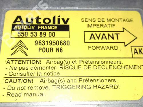 ECU airbags CITROËN XSARA (N1) 2.0 HDi 90 | BP1314350M53 