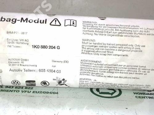 Airbag passager VW GOLF V (1K1) 2.0 TDI 16V (140 hp) 1409321