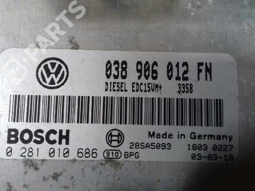 Engine control unit (ECU) SEAT LEON (1M1) 1.9 TDI | BP1518886M57 