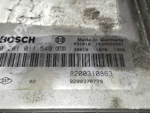 Engine control unit (ECU) RENAULT SCÉNIC II (JM0/1_) 1.9 dCi (JM0G, JM12, JM1G, JM2C) | BP1322131M57 